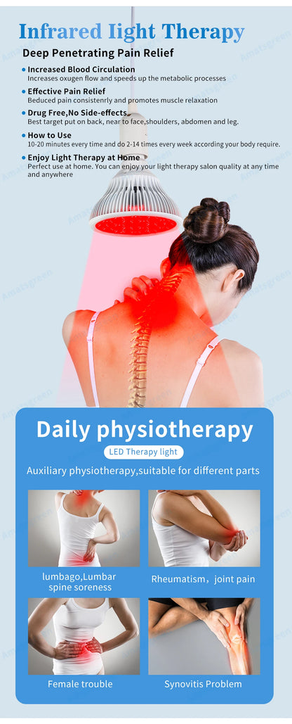 Red Light Therapy Bulb