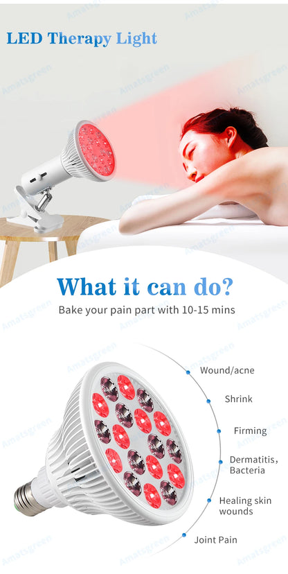 Red Light Therapy Bulb