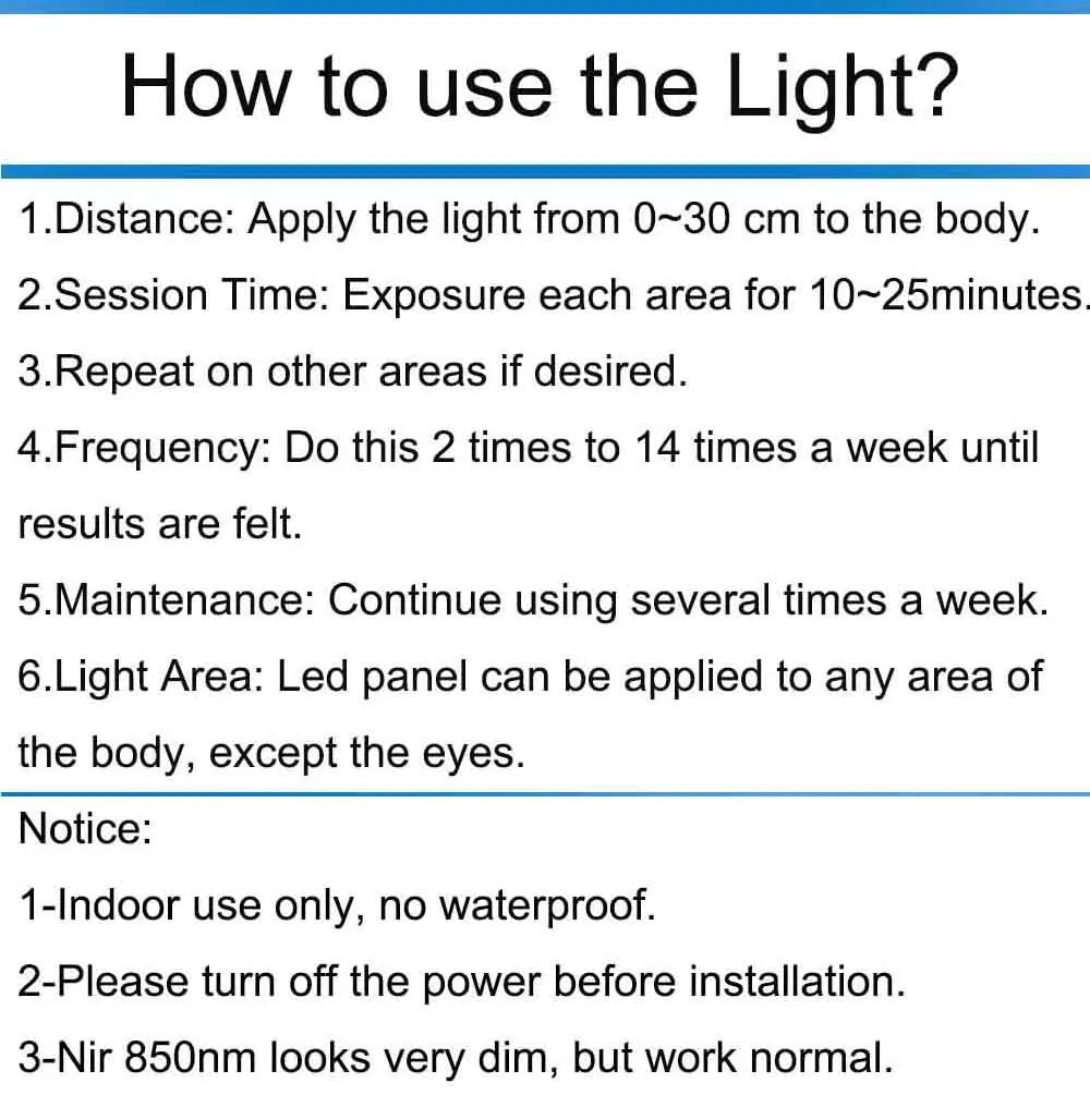 Red Light Therapy Panel