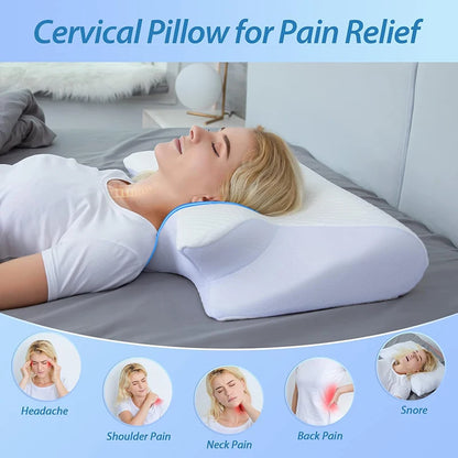 Oreiller Orthopédique en Mousse à Mémoire de Forme